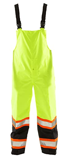 Image of Tingley Icon O24122C Overalls, Small, High Visibility Fluorescent Yellow-Green