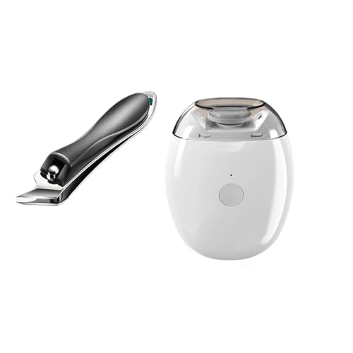 2026 Electric Automatic Nail Clipper & Trimmer an Oblique Nail Clippers Set,LED Light + 3-Speed Electric Nail File Kit with Dust Catcher, Ideal for All Your Nail Care Needs,Home Manicur Pedicure