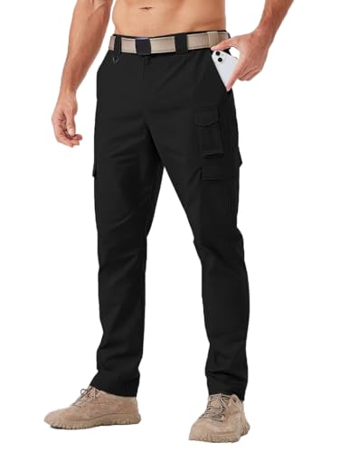 Image of TOPLOT Men's Casual Cargo Pant | Multi-Pocket Utility Design | Comfortable Fit Wear | Durable Construction | Functional Style Look | Easy Movement | Perfect for Casual, Outdoor & Travel (5227)