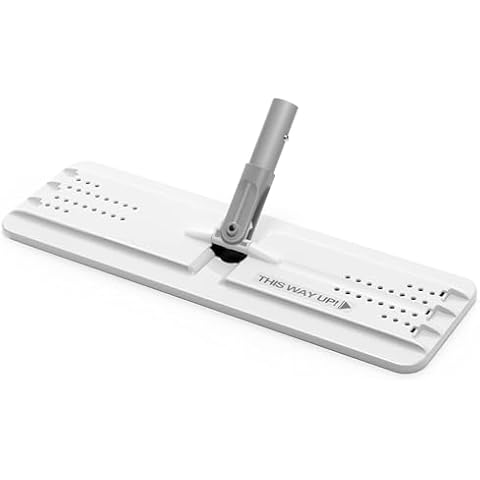 JOYMOOP Flat Mop Head, 13-inch Mop-Head with 13-inch Microfiber Mop Pad Replacement, 1 Pack (Mop-Head Only) Cover