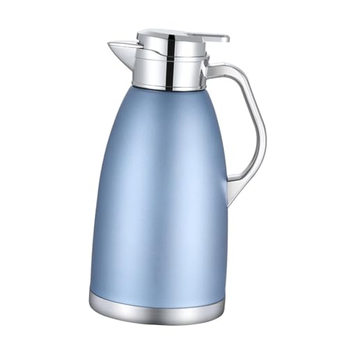 Image of Thermal Insulated Carafes Kettle 2.3L Drink Dispenser for Office Coffee Blue | Kitchen Dining & Bar | Dinnerware & Serving Dishes | Pitchers