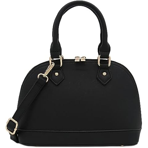 Zip-Around Saffiano Classic Dome Satchel Cover