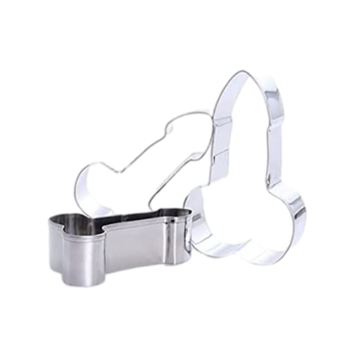 3pcs Cookie Cutters Set En Acier Inoxydable Biscuit Fondant Moule De Boulange Emporte Piece Patisserie Moule De Cuisson Dessin Animé