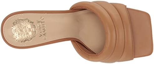 Vince Camuto Women's Footwear Women's Candriea Puffy Mule Sandal Heeled, Light Cognac, 7.5 | Image 4