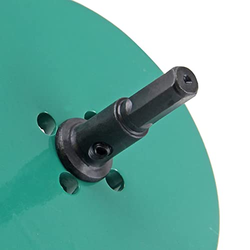 Image of 4-1 /8 Inch / 105mm Hole Saw with Arbor, 4.125 Inch Hole Saw HSS Bi-Metal Hole Cutter Smoothly Cutting in Cornhole Boards, Plastic, Wood, Fiberboard, Drywall