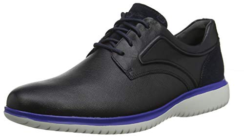 Rockport Dress Sport 2 Fast FLT Plain Toe, Zapatos de Cordones Derby para Hombre, New Blue 002, 11 EU