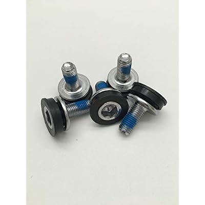 Bike Hex Crank Arm Bolts Spindle 8mm Allen Key Bolt Screws Capless Bottom Bracket for Cycling Bicycle Axle