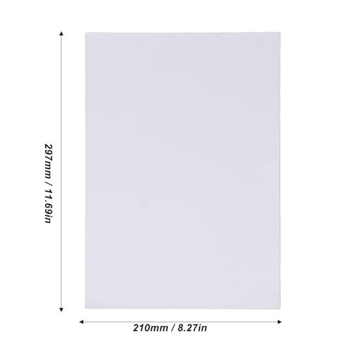 Image of Pomya A4 Thermal Printer Paper Compatible With M08F Mt810 Itp01 and Other Portable Printers, Folded Waterproof, 210X297Mm 100 Sheets