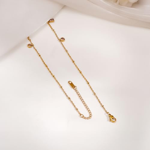 Image of Rubans Demi Fine Stainless Steel Necklace Chain Link Gift for Women & Girls