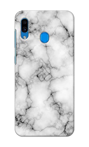 Image of Light White Marble Texture Natural Pattern Hard Back Case Cover for Samsung Galaxy A20 / Samsung A30 / Samsung M10S Back Cover -(J5) VNS2230