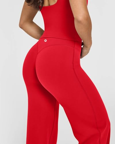Image of OQQ Yoga Pants Women Casual Soft Straight Leg Bottoms