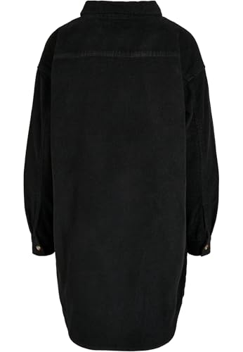 Overshirt long en velours côtelé d'une finition irréprochable