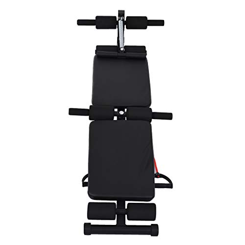Multi-Workout Bench, Adjustable Foldable Bench, Weightlifting Strength Training Sit Up Bench Folding Supine Board, Incline Abs Bench for Full Body Exercise Bench (From US. 450Lbs, 56 x 31 x 16 Inches)