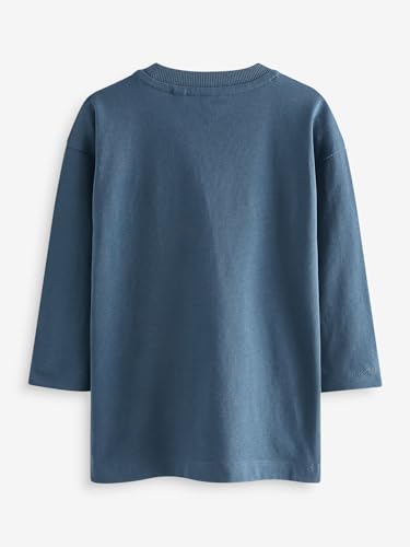 NEXT Niños Pack de 5 Camisetas de Manga Larga Lisas 100% algodón Multi 18 Meses