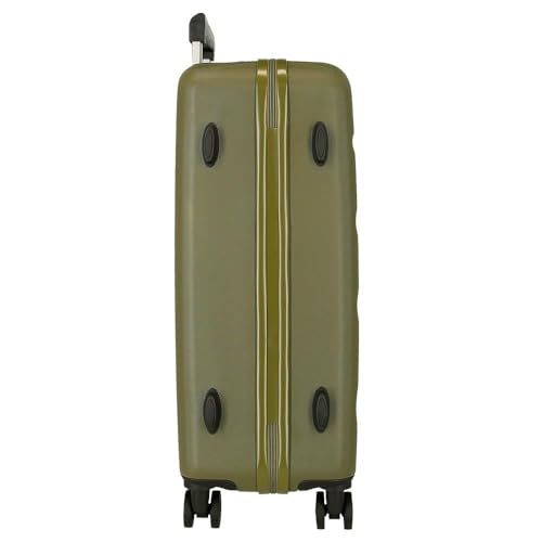 Flex Suitcase Medium Green 46x65x23cm Rigid 3.16kg Combination Lock Side ABS 3.17kg 56L, Green, One Size, Medium Suitcase, Green, One Size, Medium Suitcase4