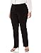 Briggs New York Women's Plus Size Split Waist Pant, Black, 18W