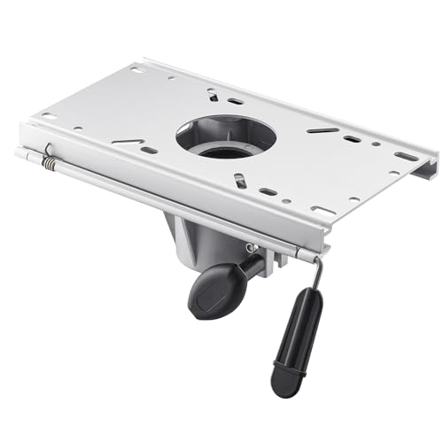VEVOR Boat Seat Pedestal, Forward & Backward Sliding Adjustment, Aluminum Alloy Boat Chair Base with Slide, 5-inch Sliding Travel, Waterproof & Rust-Resistant, Fit 2-7/8 Inch Diameter Pedestal Post by VEVOR - Image 3