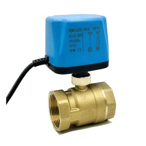 Vanne connectée en laiton DN50 motorisation robuste 24V pour fluide - 6