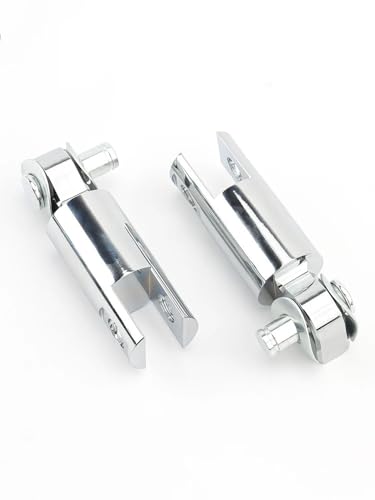 Repose-Pieds Moto Custom avec Extension Mâle et Support de Pince Touring