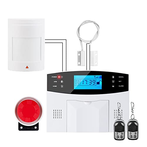 DIY-Alarmsystem für die Sicherheit zu Hause, G2B GSM Home Burnglar Security Alarm System unterstützt Sprachsprachen. Intercom HeiDIY-Einbruchalarm-Set(G2B Bundle A)