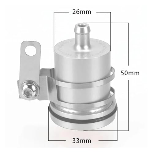 Bocal liquide de frein Suzuki GS500F 2003-2009 réservoir d'embrayage arrière rouge - 2