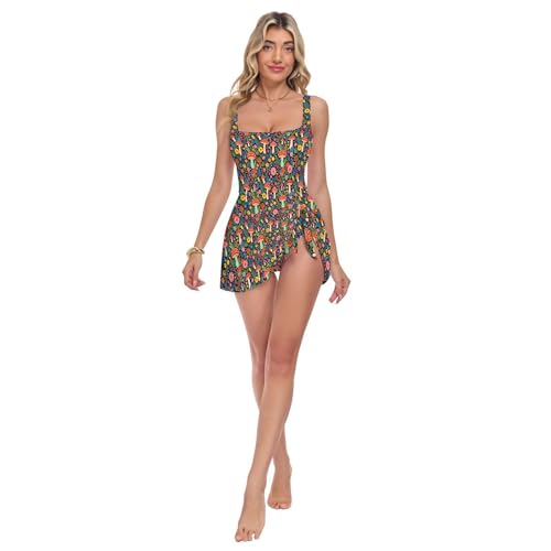 Maillot de bain une pièce galbant effet body hugging pour un maintien total