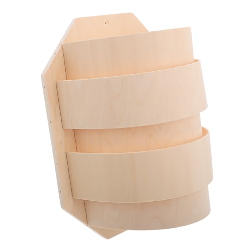 Toyvian Pantalla Lámpara Sauna Ligera y Delicada de Tilo Cubierta Protectora Esquinas Decoración Elegante para Sala Vapor y Sauna Fácil Instalación Resistente Humedad