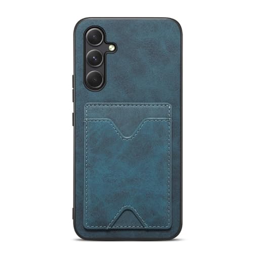 Étui cuir Samsung A54 5G antichoc avec fente pour carte bancaire intégrée