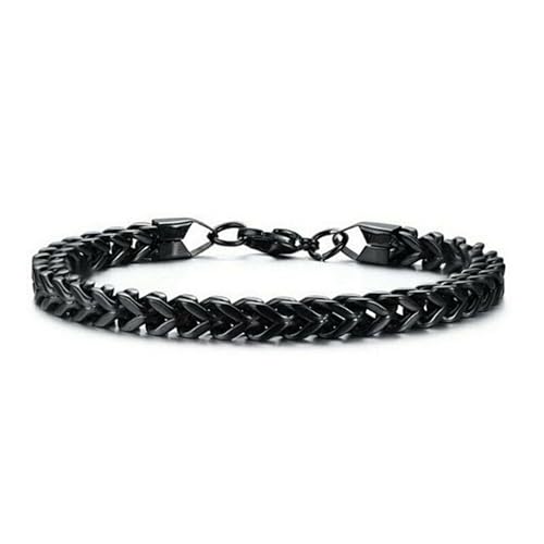 Fashion Frill Stylish Bracelet for Men Stainless Steel Hand Chain Band Jewellery Accessories For Boys Gift for Husband & Boyfriend