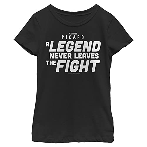 T-shirt Star Trek Legends Never Leave pour enfants en coton geek