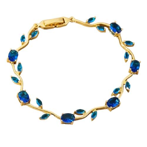 Image of MIRAYHA VIral Tulip Bracelet for Women | Bloom Floral Tulip With Crystal Stones For Women & Girls| Gift for Girlfriend & Wife|Romantic Floral Crystal | Cute Aesthetic Korean Jewellery