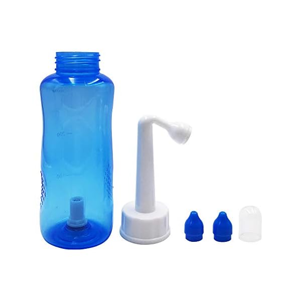 KTS Neti Pot, Sinus Spülset mit staubdichtem Deckel, 300 ml Nasenwaschflasche, Allergien zur Linderung von Bewässerung…