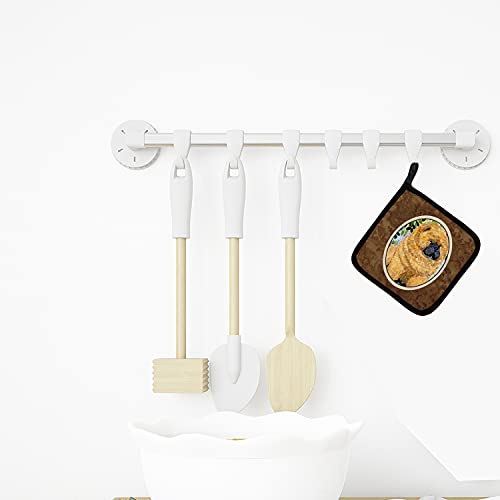 Caroline's Treasures SS8945PTHD Chow Chow Paar Pothouders, 7.5HX7.5W, Multi kleuren - Afbeelding 4