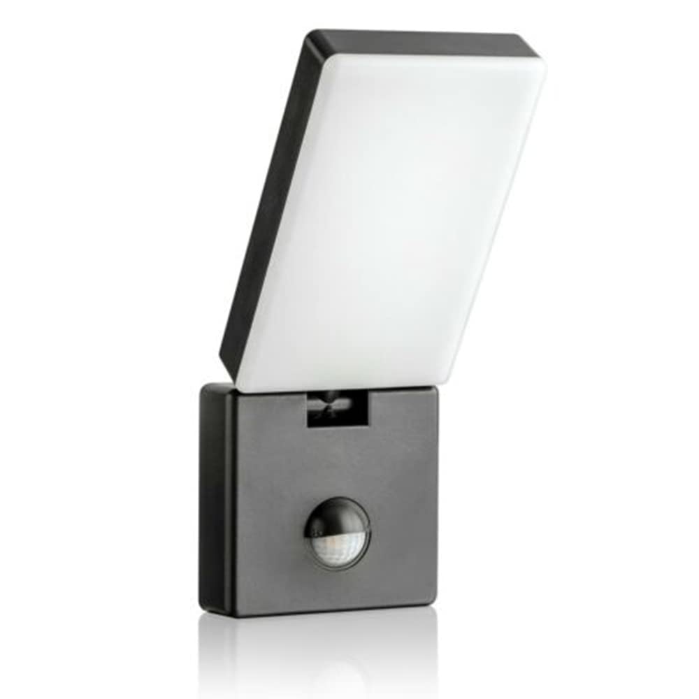 UKEW15W Outdoor Directional Wall Lights - 360° Multi Side Rotatable with PIR Motion Sensor Frosted Cover and IP65 Waterproof LED Security Lamps (Daylight 6000K)