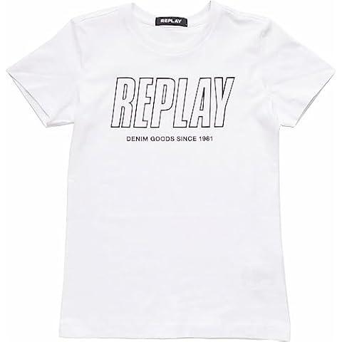 REPLAY Child SB7308 White T-Shirt for Boys Cover