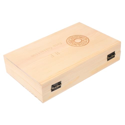 Porte-monnaie portable en bois Operitacx pour vide-greniers et marchés