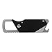 Kershaw Pub, Black Multifunction Pocket Knife (4036BLKX) with 1.6 Inch 8Cr13MoV Stonewash Blade and Black Handle, Includes a Screwdriver Tip, Pry Bar, Key Chain Attachment and Bottle Opener; 1.9 oz