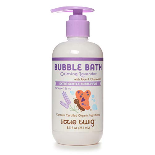 Image of Little Twig Bubble Bath, Baby Bath Essential with Natural Plant Derived Formula, Vegan, Gluten-Free, Paraben-Free, Calming Lavender Scent, 8.5 fl. oz.