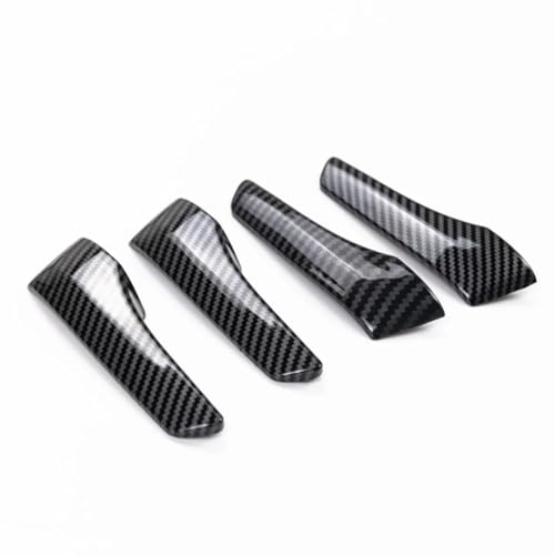 WUYDKEL Coche Interior Compatible con Toyota para Hilux para Revo para Rocco para Conquest 2015 2016 2017 2018 2019 2020 4 Piezas Cubierta De Manija Abierta De Puerta Interior