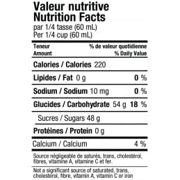 Sirop d'érable ambré de Québec en conserve de 540 ml - Canne du Canada