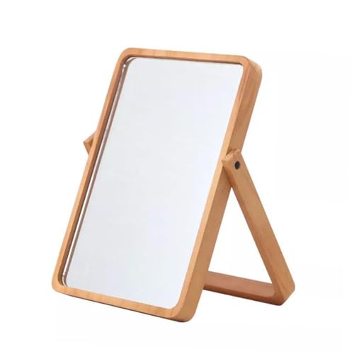 Catálogo de Espejos de mesa que Puedes Comprar On-line. 49 Espejo de maquillaje rectangular de pie, espejo cosmético, espejo de mesa con marco de madera y espejo de pie para colgar, espejos rectangulares de pared, espejos de mesa para...