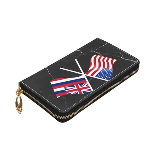 American And Hawaii Flag Wallet Card Bag4
