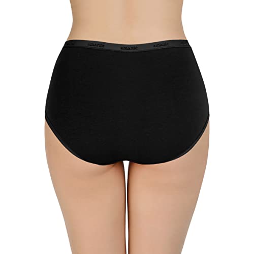 Image of Amante Solid Cotton Full Brief Panty Pack(Pack of 3)