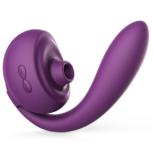 Tracy’s Dog OG 3 Clitoral Sucking G Spot Vibrator, Detachable 3 in 1 Adult Toys for Women Couple, Suction Vibrator for Clit Nipple, Flexible Dual Stimulator Vibrating Sex Toy with Suction &