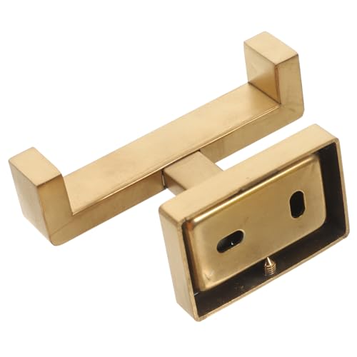 NUOBESTY Conectar Gancho Para Toallas De Cocina Ganchos De Puerta De Ducha Para Toallas Gancho Para Ganchos De Cocina Golden Acero Inoxidable 304