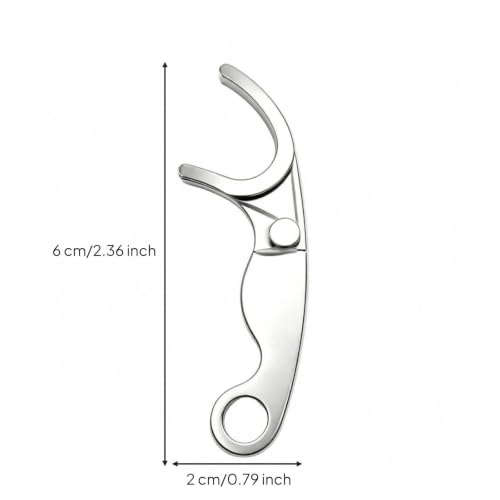 Image of Stainless Steel Floss Pick Reusable U-Bend Floss Pick Curved | Dental Floss & Flossers | Oral Care
