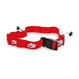 El cinturón porta dorsal de high5 no requiere pasadores de seguridad – al usar los clips para sujetar el número ya no tendrá que estropear su ropa deportiva durante los eventos
