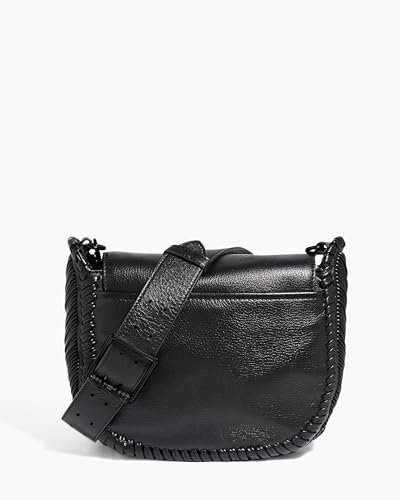 Image of Aimee Kestenberg All For Love Saddle Crossbody Bag for Women - Leather Crossbody Purse - Adjustable & Removable Strap