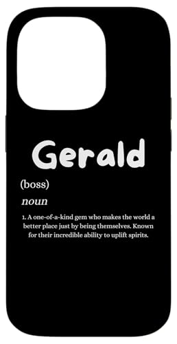Gerald Definition �p�[�\�i���C�Y�J�X�^���R�X�`���[�� �W�F�����h�p �X�}�z�P�[�X iPhone 14 Pro �p