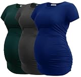 Smallshow Camiseta de Maternidad para Mujer, S